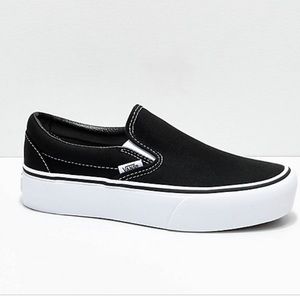 Vans platform slip on